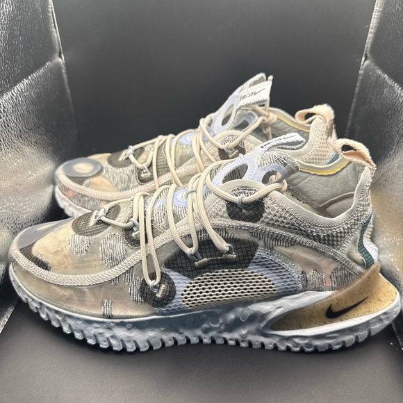 Size 9 - Nike ISPA Flow 2020 Pure Platinum, DM2830-003, Excellent, No Box, Clean - Picture 2 of 10